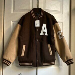 varsity letter bomber